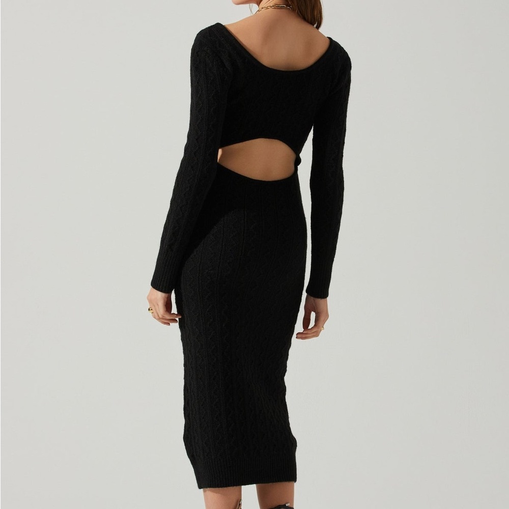 NWT ASTR the label cut out midi dress